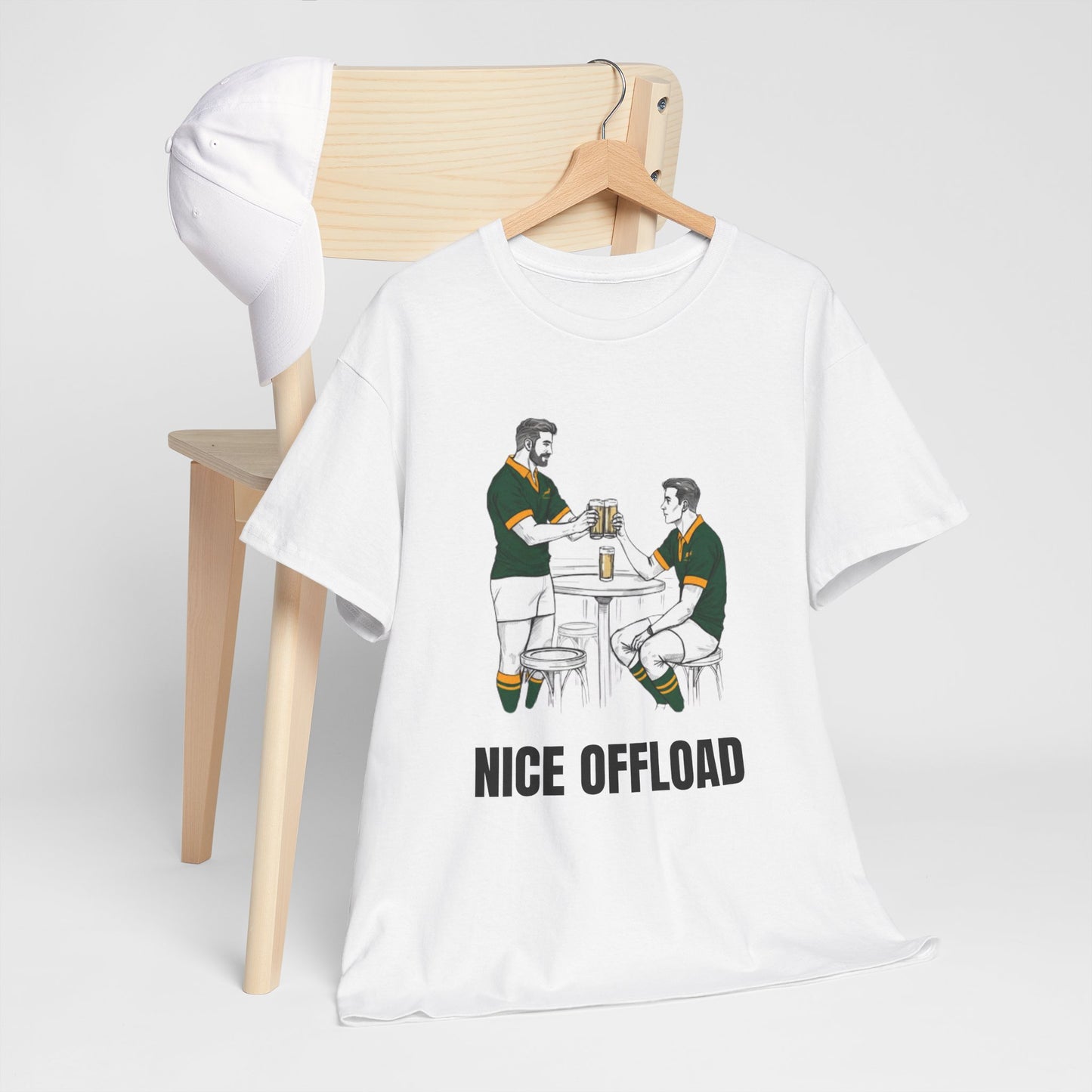Nice Offload – South Africa Rugby Fan T-Shirt | Rugby & Beer