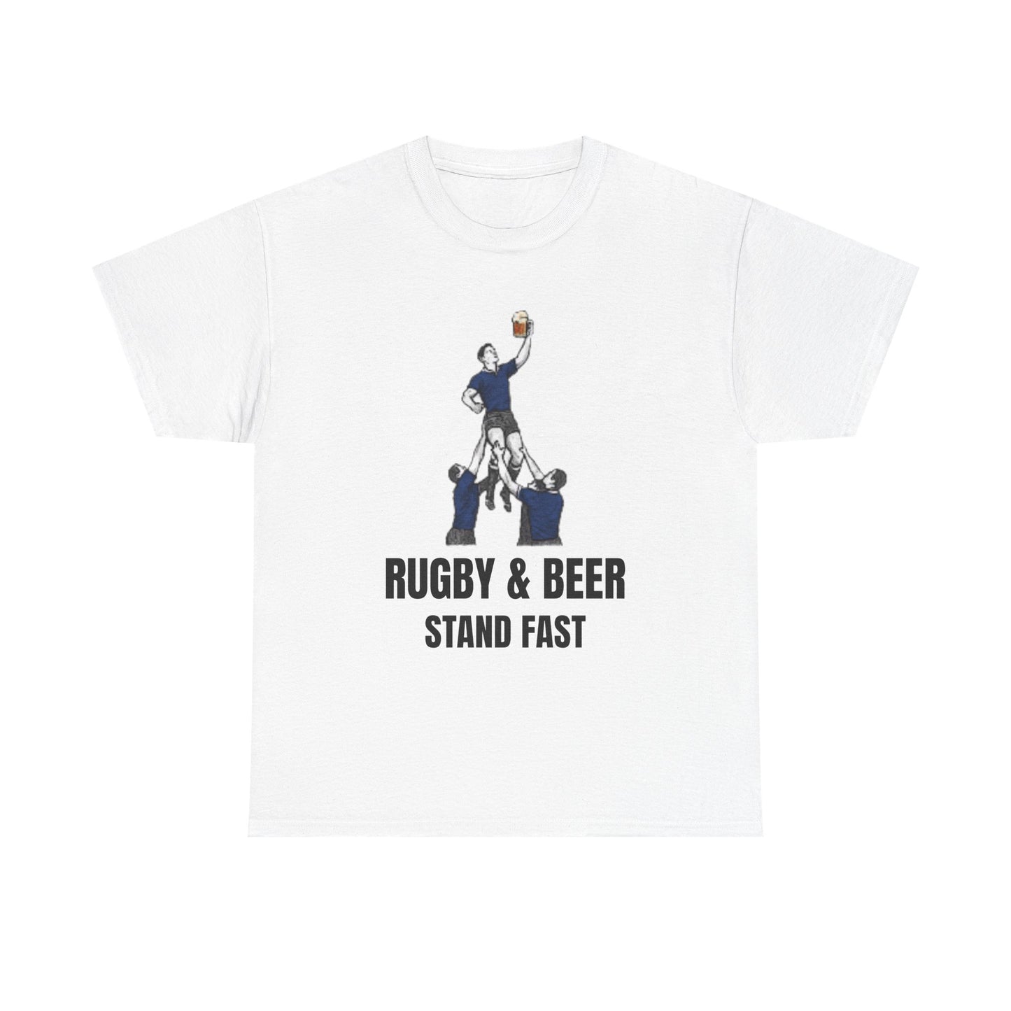 Stand Fast Scotland Rugby T-Shirt | Rugby & Beer Fan Tee