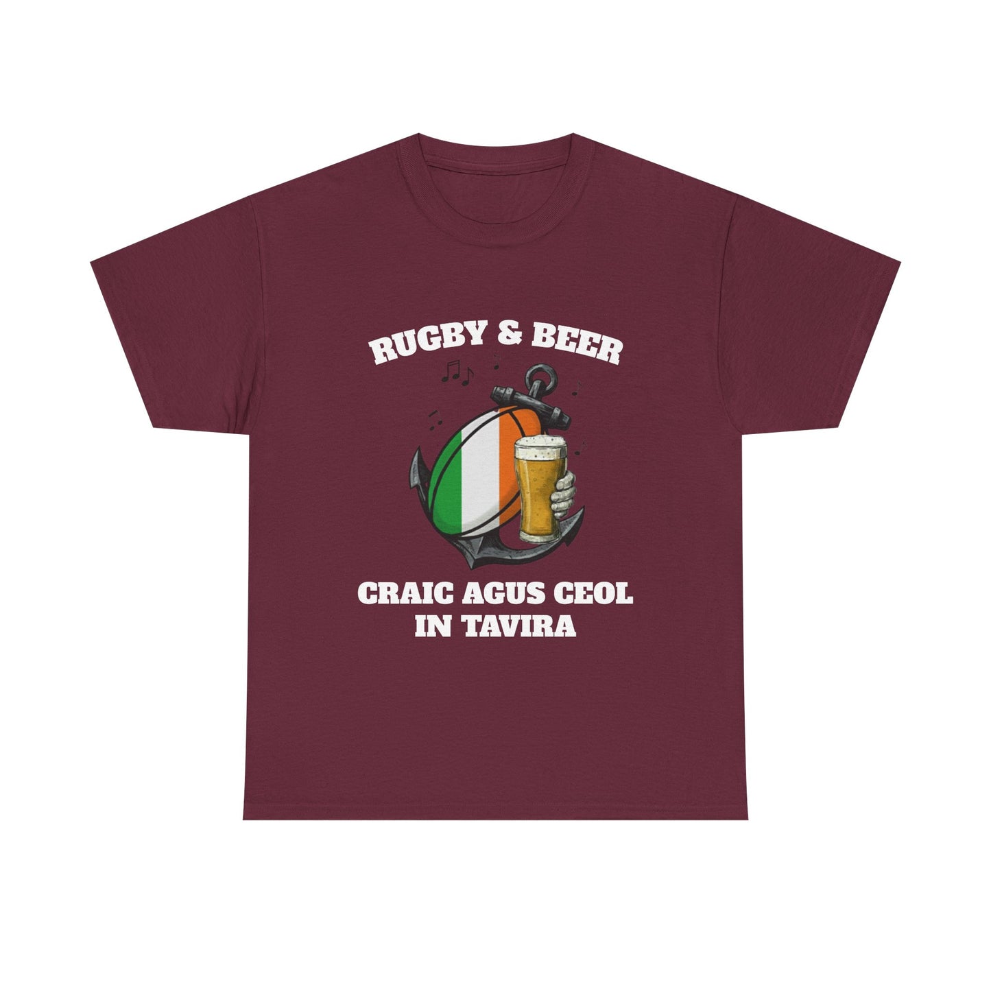 Personalised Rugby & Beer T-Shirt / Tavira