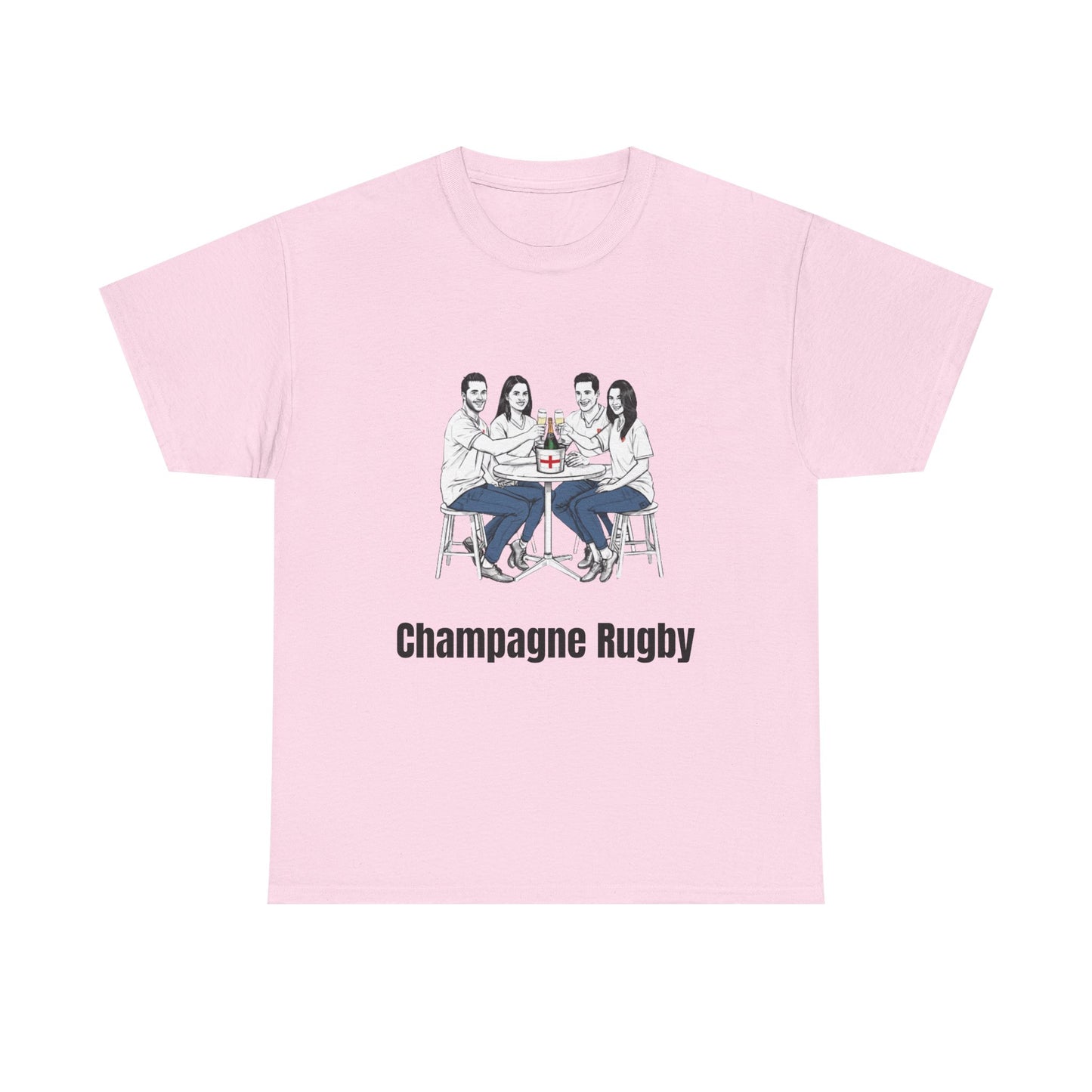 T-shirt de rugby champagne - Cadeau pour les supporters anglais du Tournoi des Six Nations