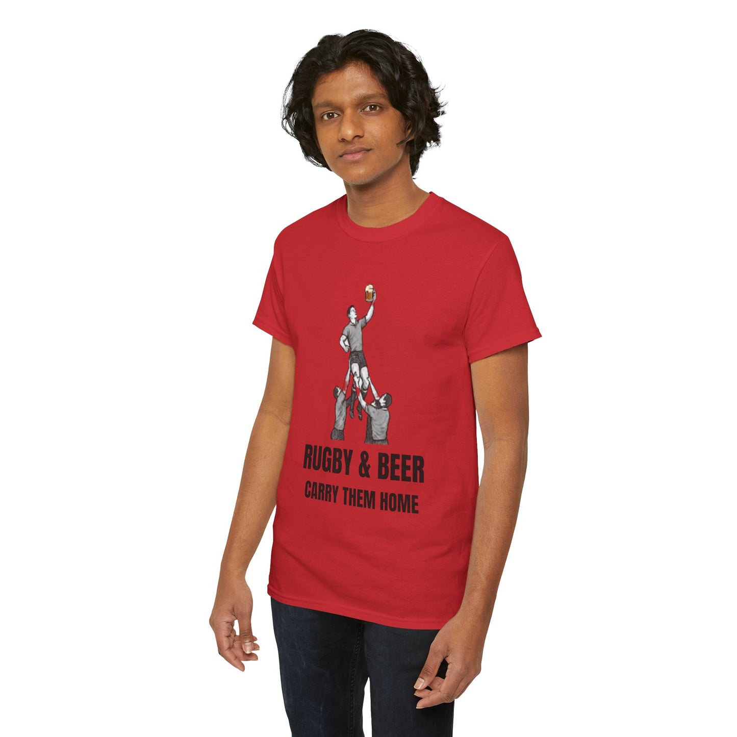 Carry Them Home England Rugby T-Shirt | Rugby & Beer Fan Tee