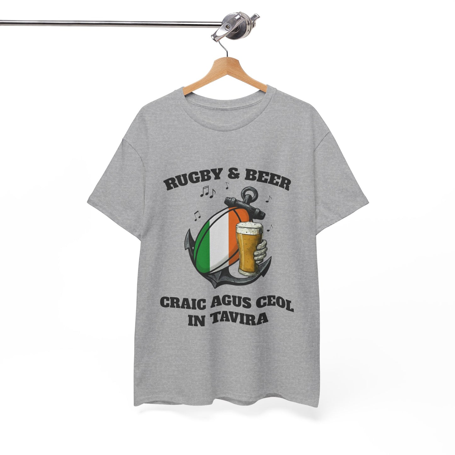 Personalised Rugby & Beer T-Shirt / Tavira