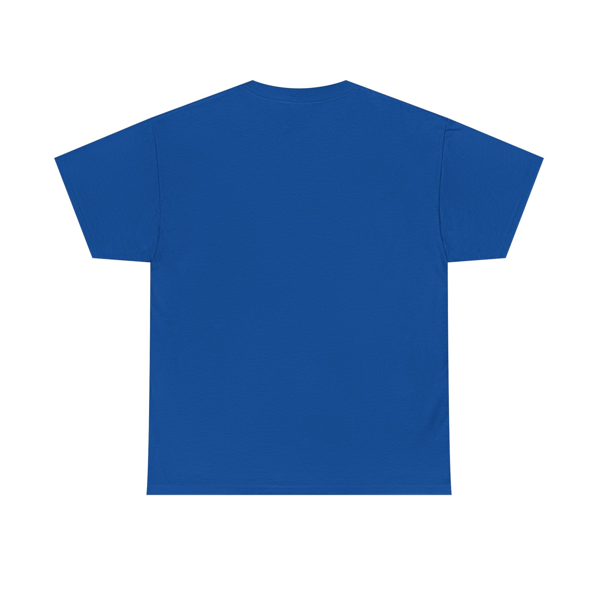 Blue t-shirt on a white background