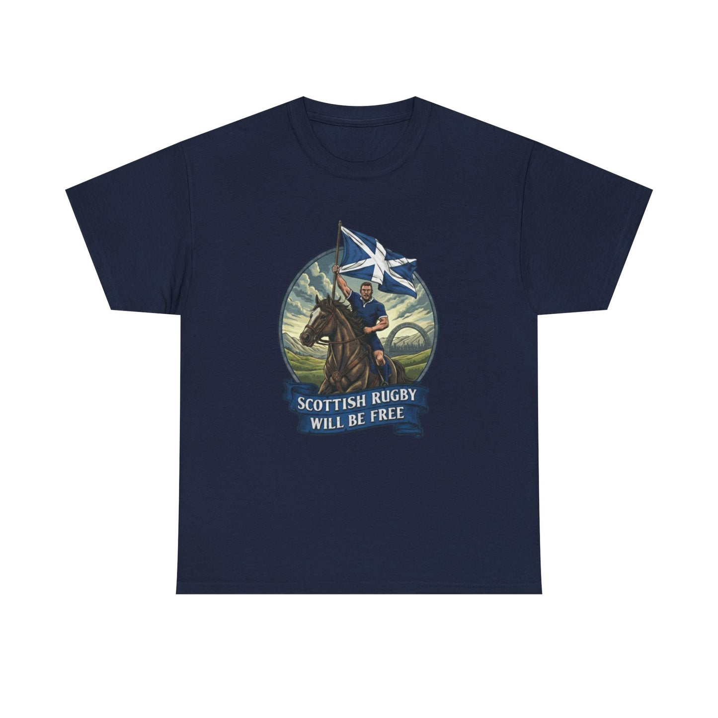 Scottish Rugby T-Shirt – “Scottish Rugby Will Be Free” | Scotland Rugby Fan Gift