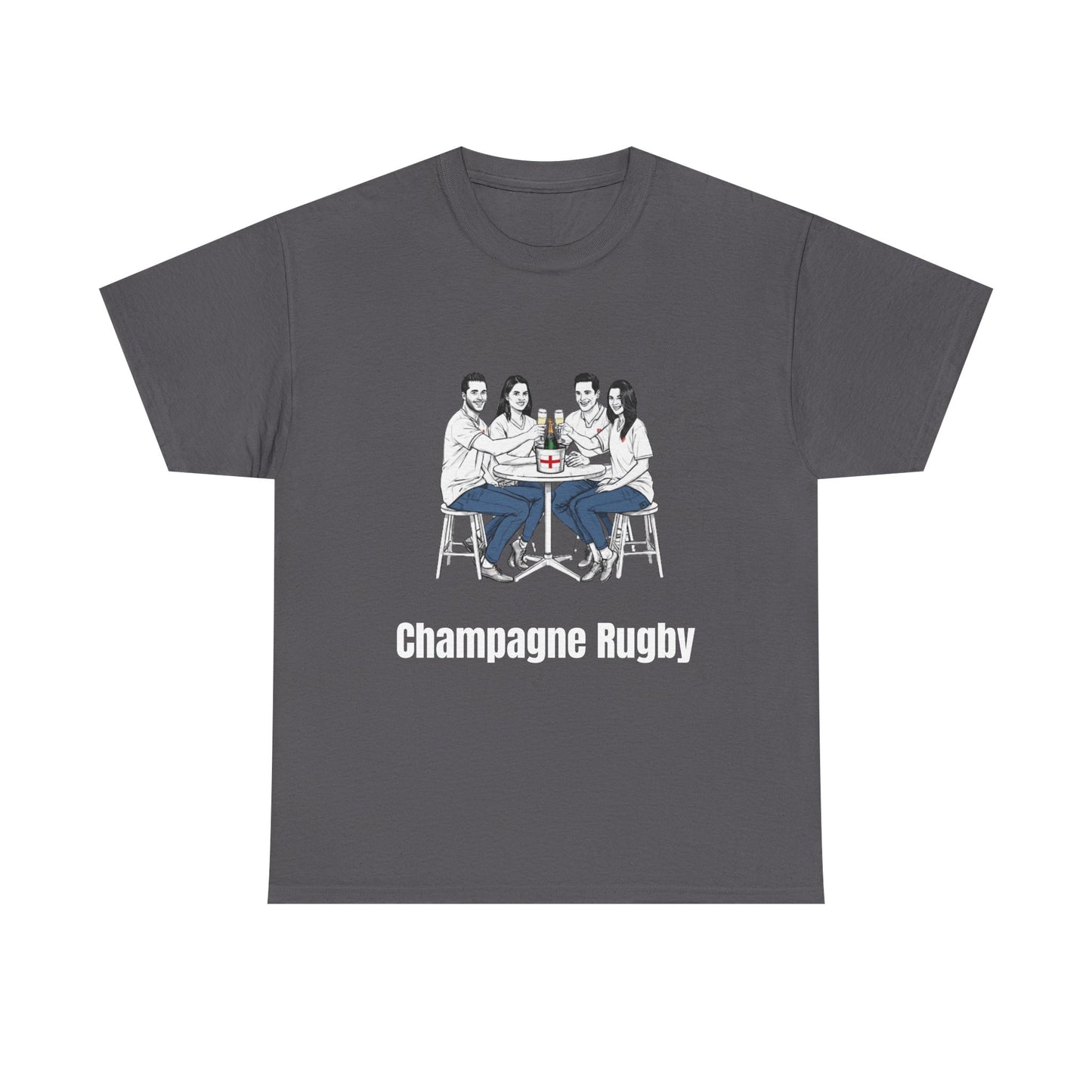 T-shirt de rugby champagne - Cadeau pour les supporters anglais du Tournoi des Six Nations