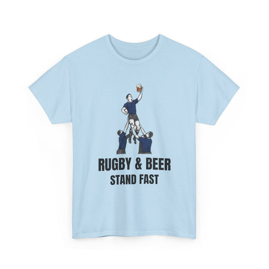 T-shirt de rugby « Stand Fast Scotland » | T-shirt pour supporter de rugby et de bière