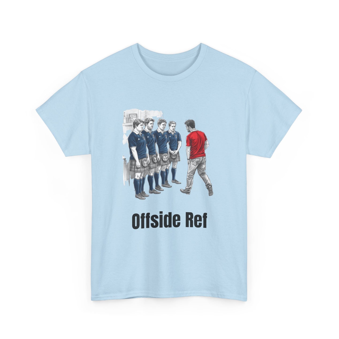 Offside Ref – Funny Scottish Rugby T-Shirt for Fans & Gifts