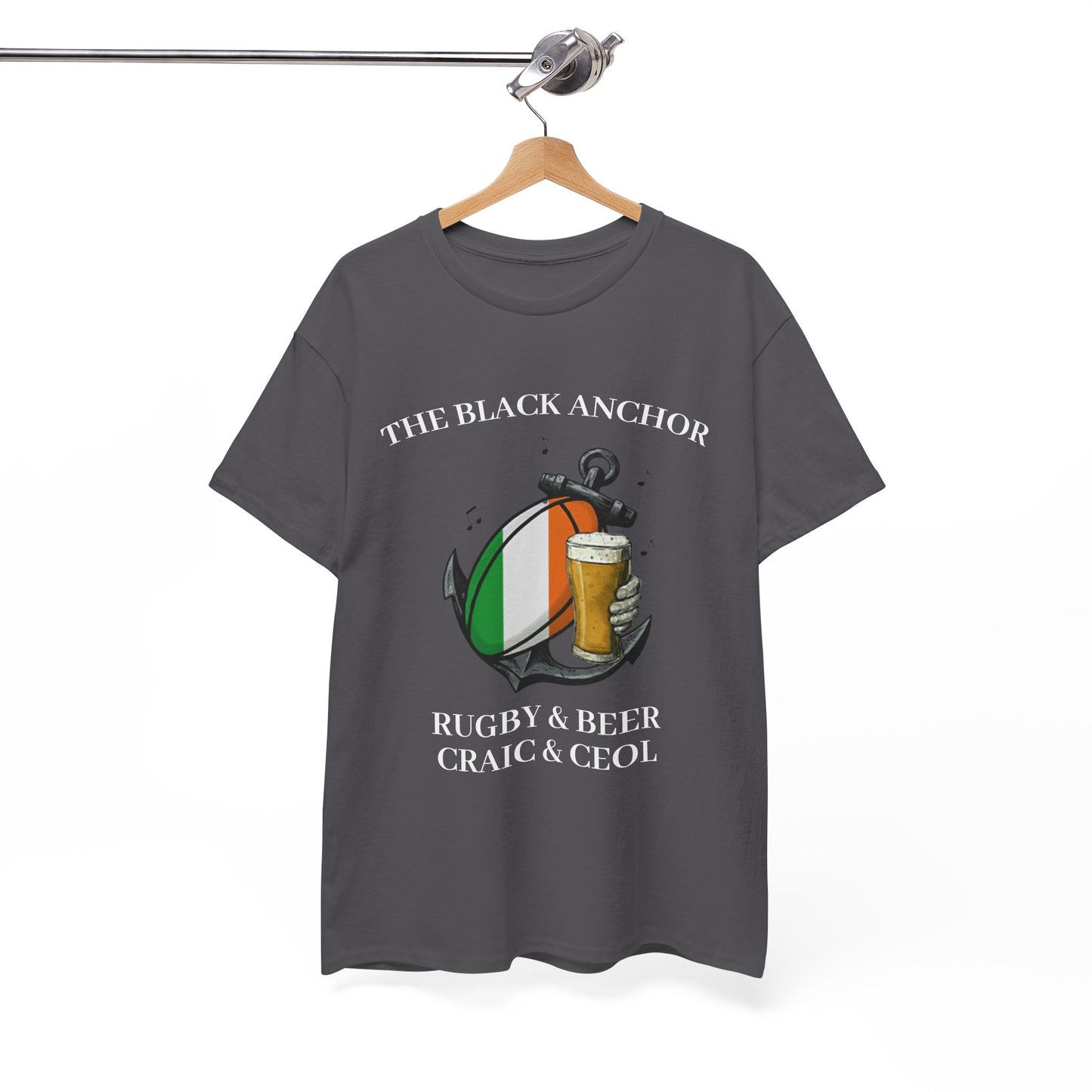 Personalized Rugby & Beer Tee - The Black Anchor