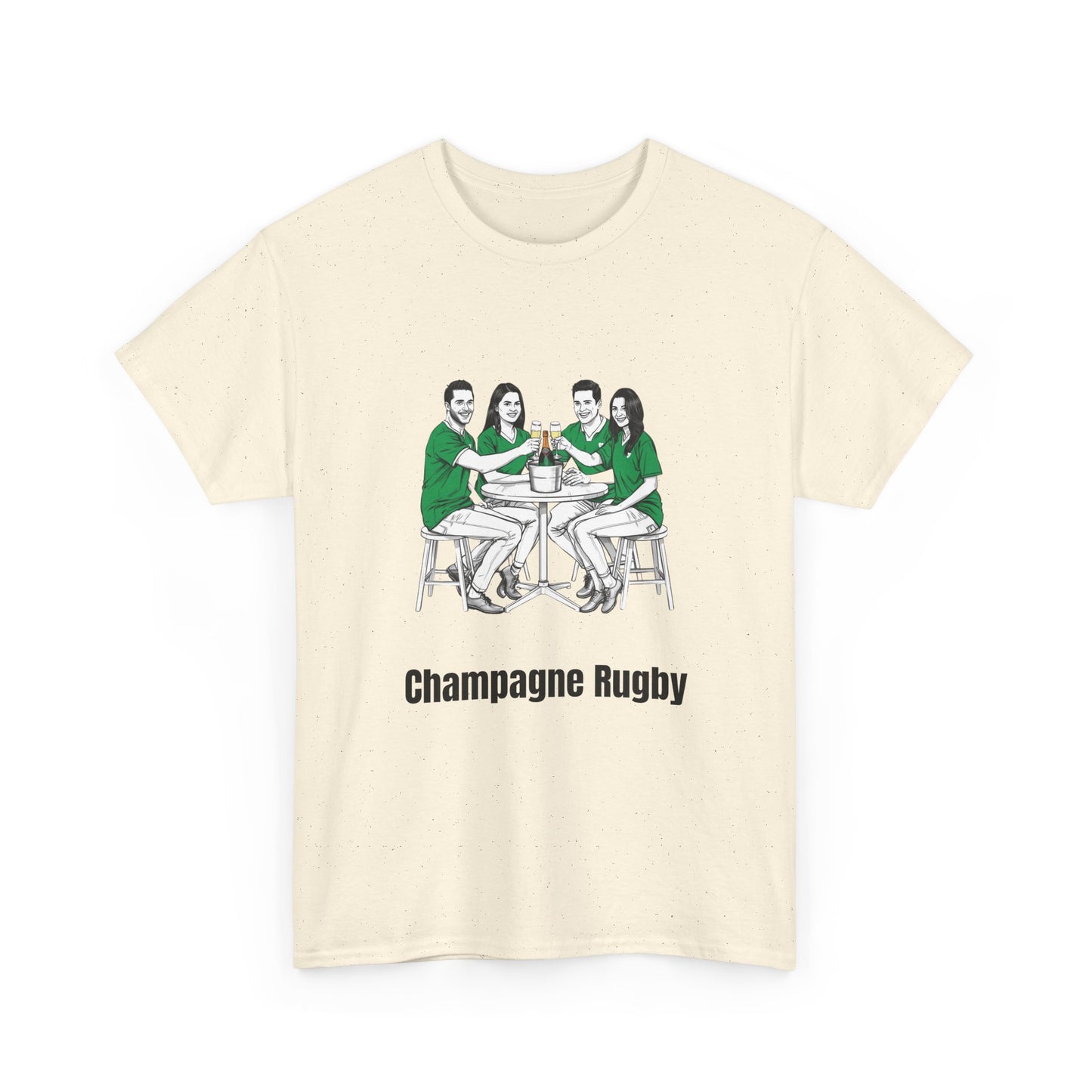 Champagne Rugby T-Shirt – Irish Rugby Fan Gift