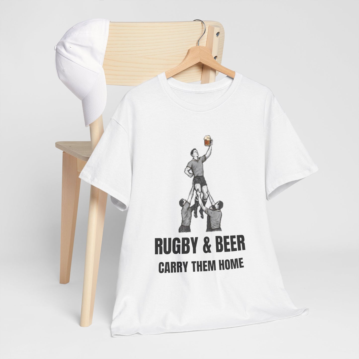 Carry Them Home England Rugby T-Shirt | Rugby & Beer Fan Tee