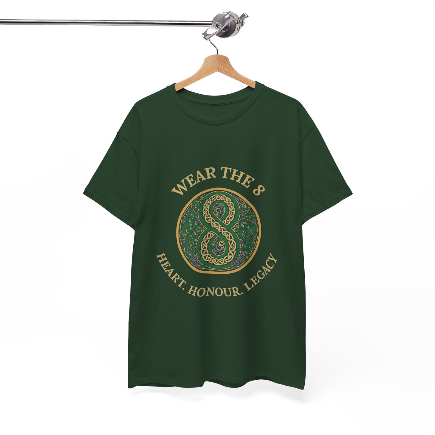WEAR THE 8 – Heart. Honour. Legacy. | Irish Rugby Tribute T-Shirt