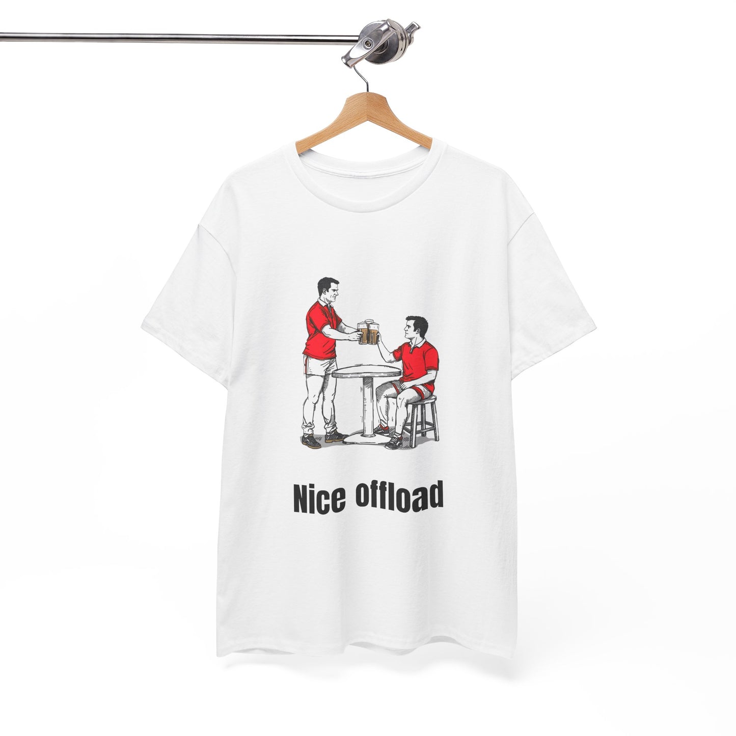 T-shirt de rugby Nice Offload – Cadeau pour les supporters gallois