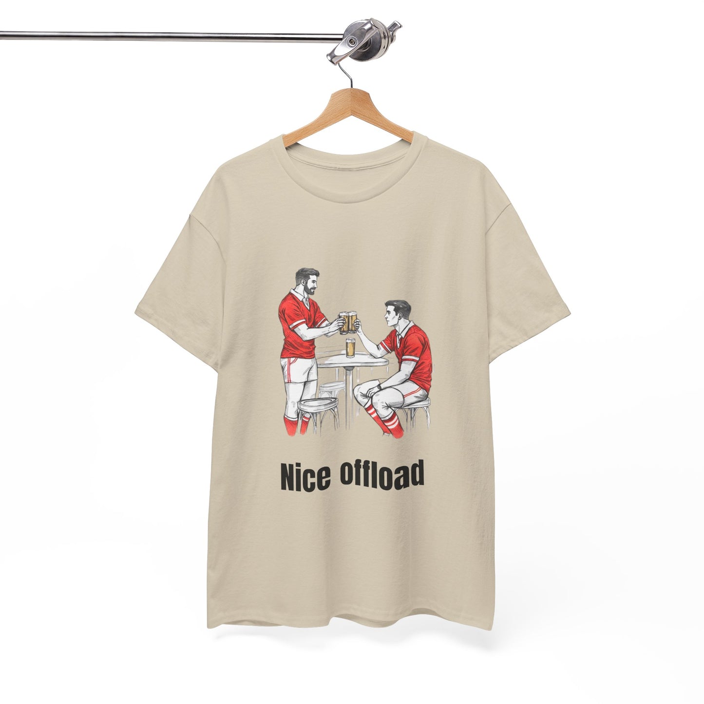 T-shirt de rugby Nice Offload – Cadeau pour les supporters gallois