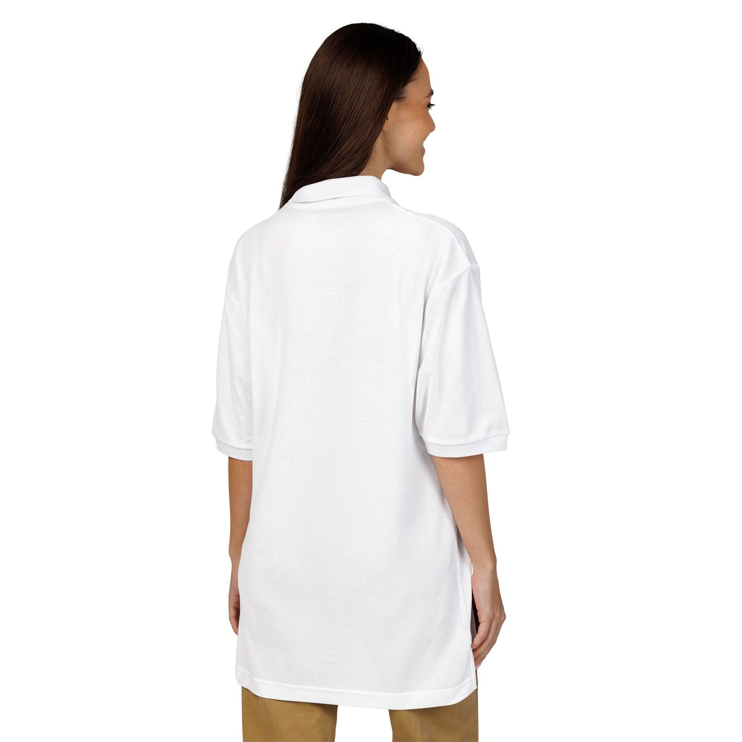 Embroidered Unisex Polo Shirt, Casual Wear, Elegant Style, Gift for Him/Her, Summer Essentials, Personalized Apparel