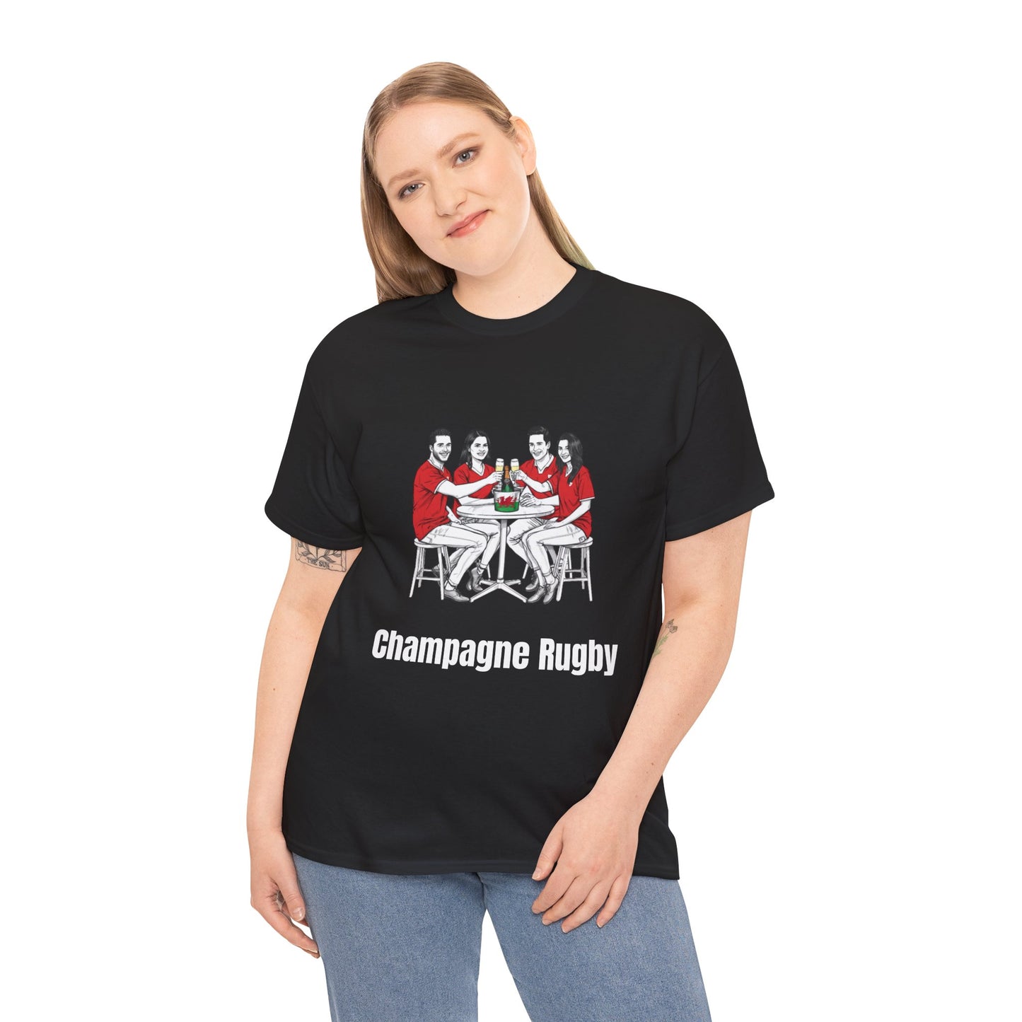 T-shirt de rugby champagne - Cadeau pour les supporters du Pays de Galles du Tournoi des Six Nations 