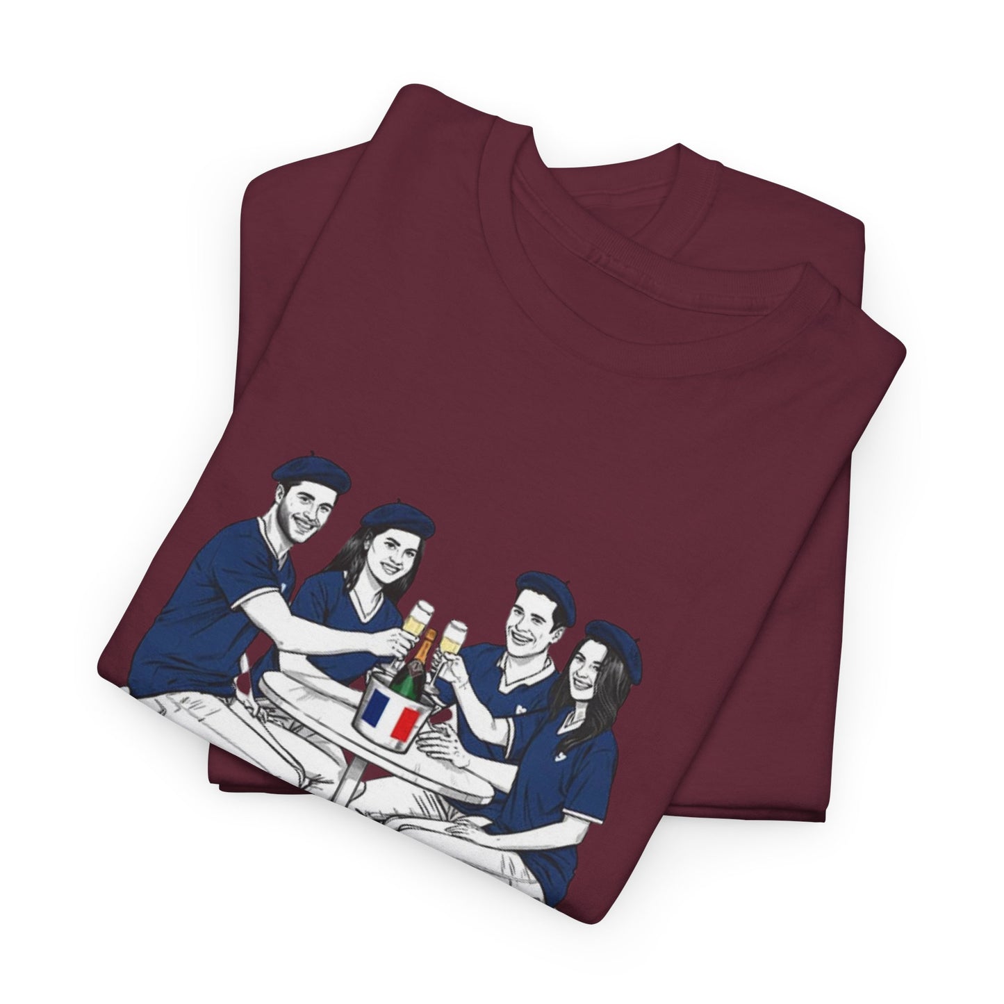 Champagne Rugby T-shirt - French Rubgy Fan Gift