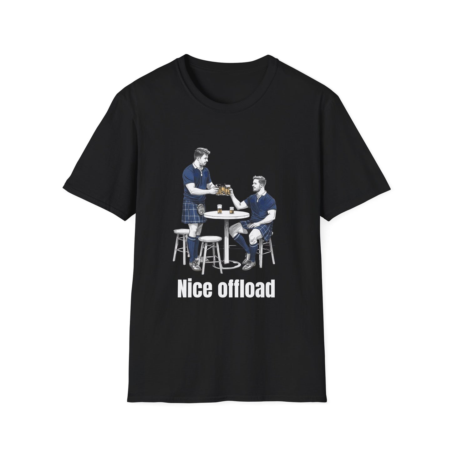Nice Offload Rugby T-Shirt – Scotland Rugby Fan Gift
