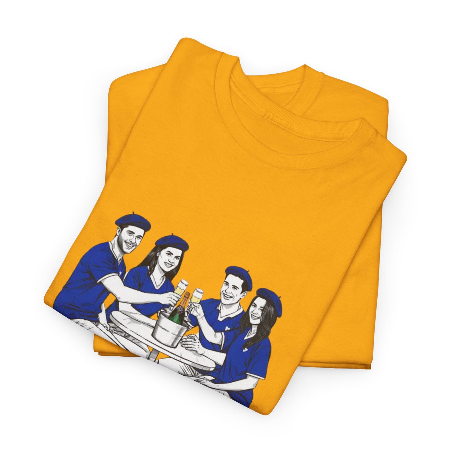 Champagne Rugby T-shirt - French Rubgy Fan Gift