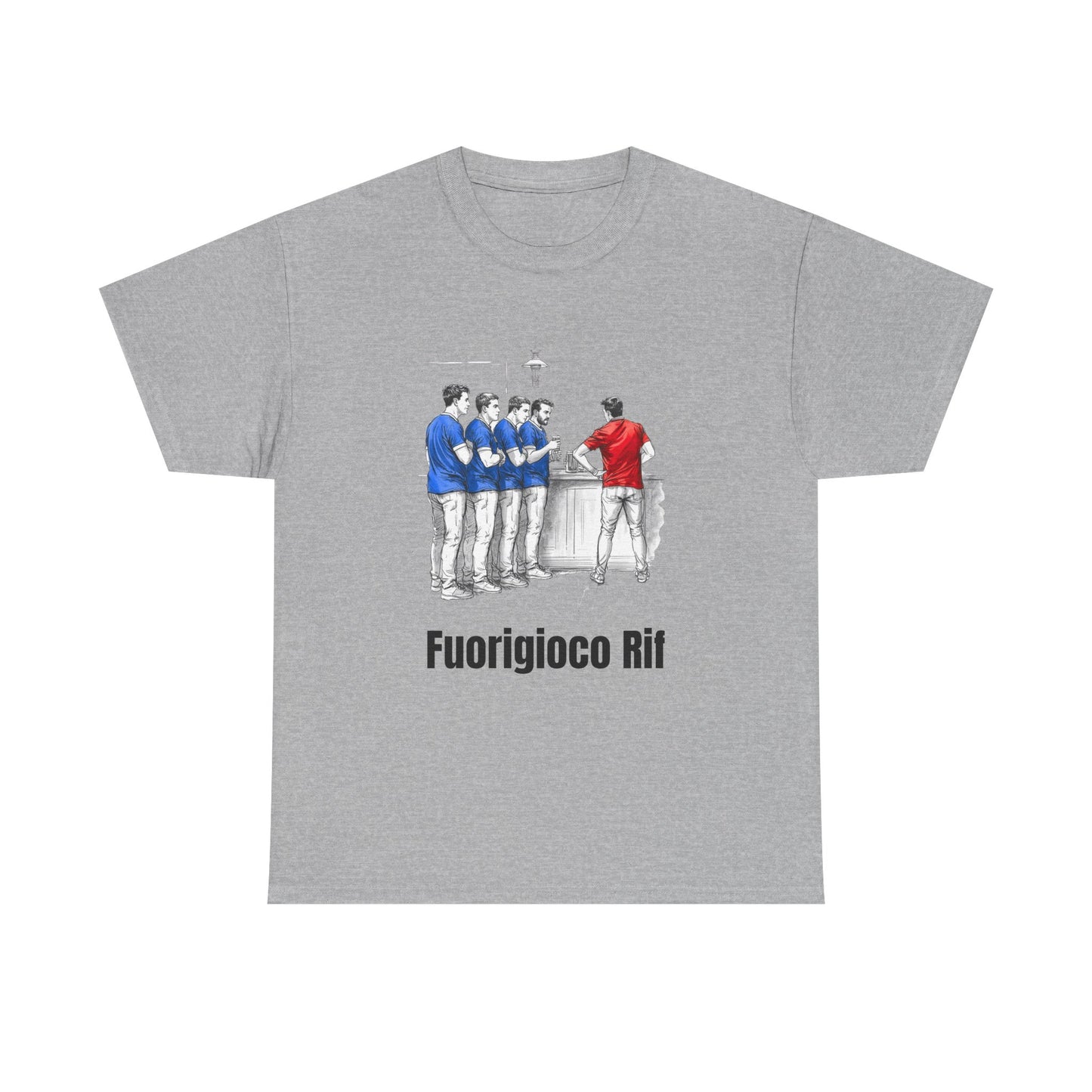 Funny Rugby T-Shirt for Italian Fans: "Offside Ref"