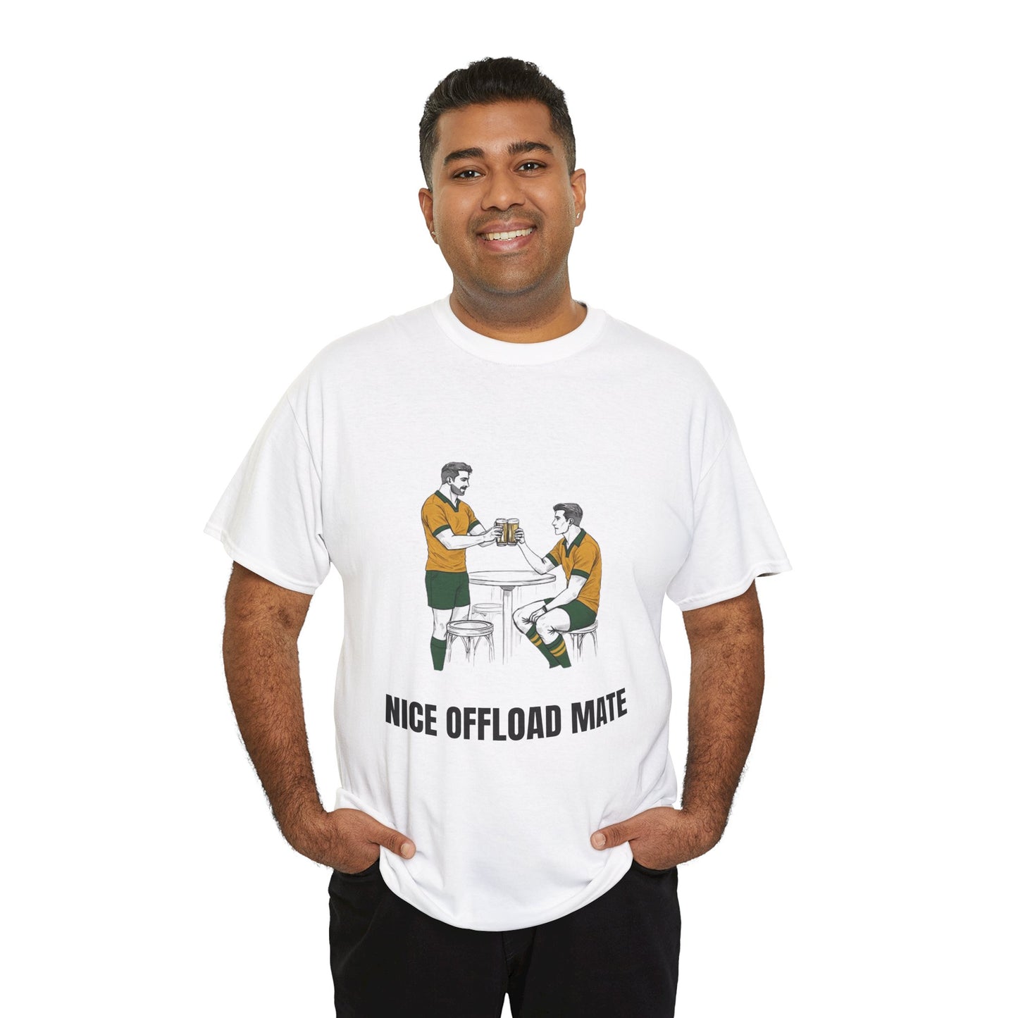 Nice Offload – Australia Rugby Fan T-Shirt | Rugby & Beer