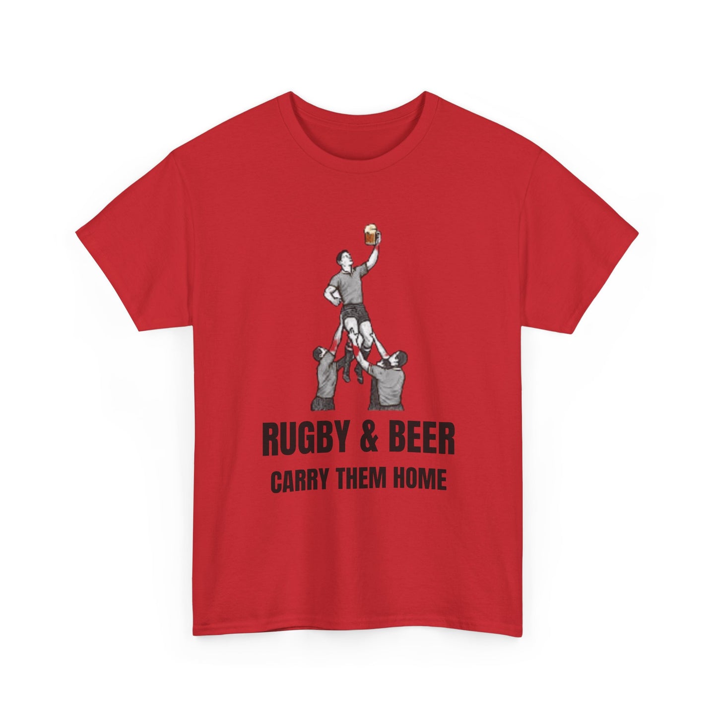 Carry Them Home England Rugby T-Shirt | Rugby & Beer Fan Tee