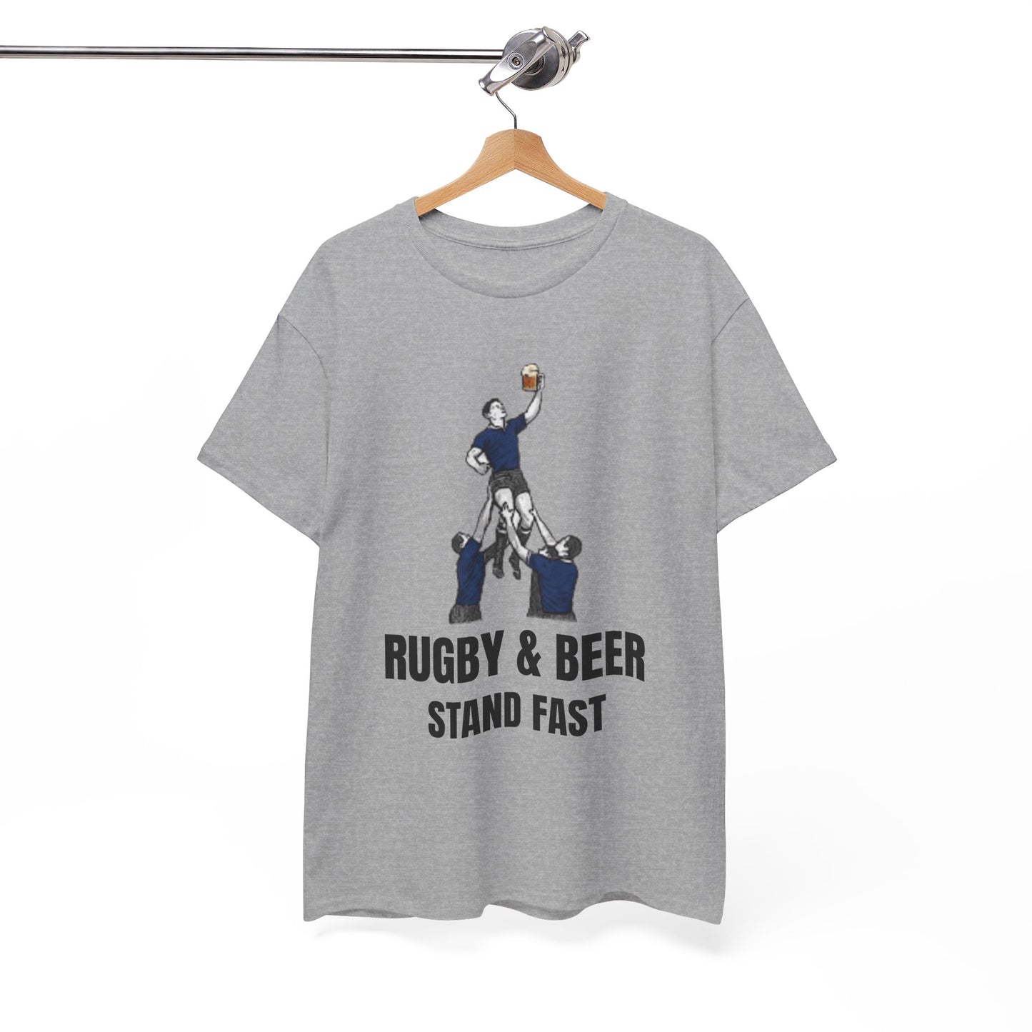 Stand Fast Scotland Rugby T-Shirt | Rugby & Beer Fan Tee