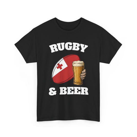 Rugby & Beer Tonga T-Shirt – Ikale Tahi Rugby Fans Tee