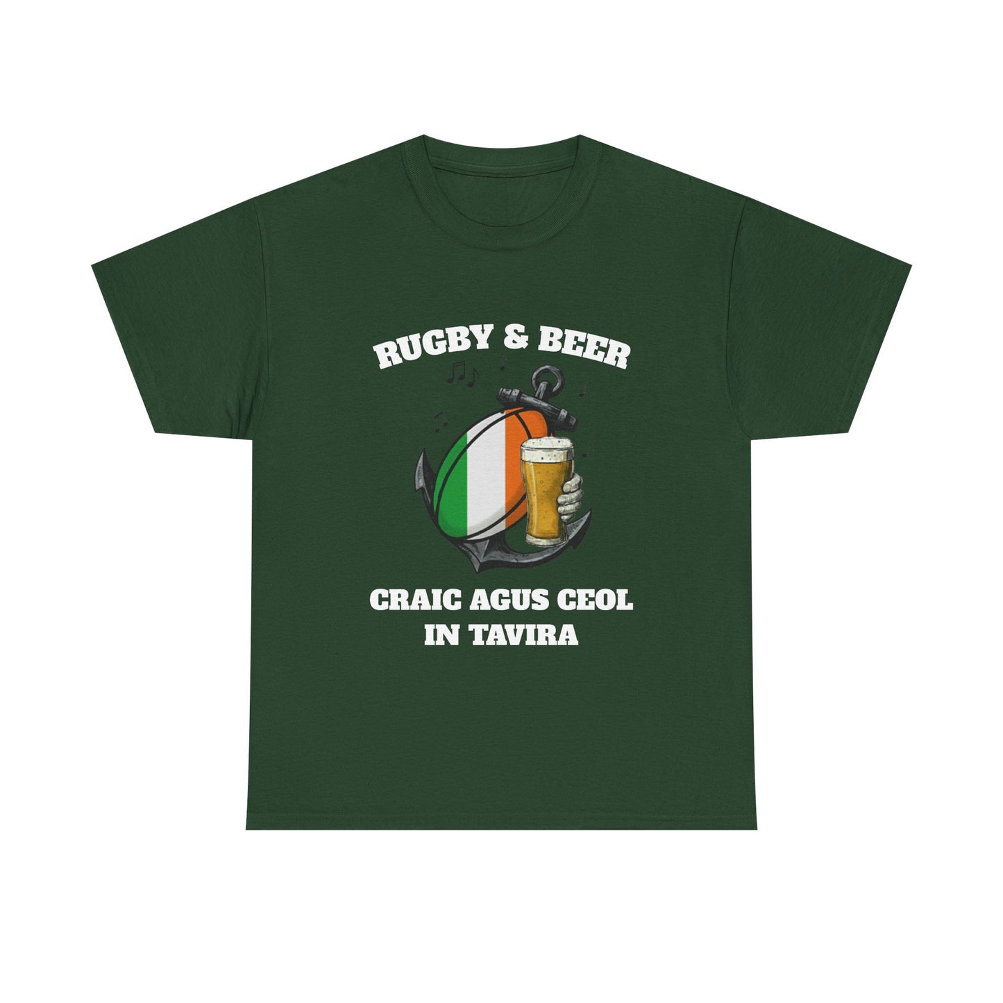 Personalised Rugby & Beer T-Shirt / Tavira