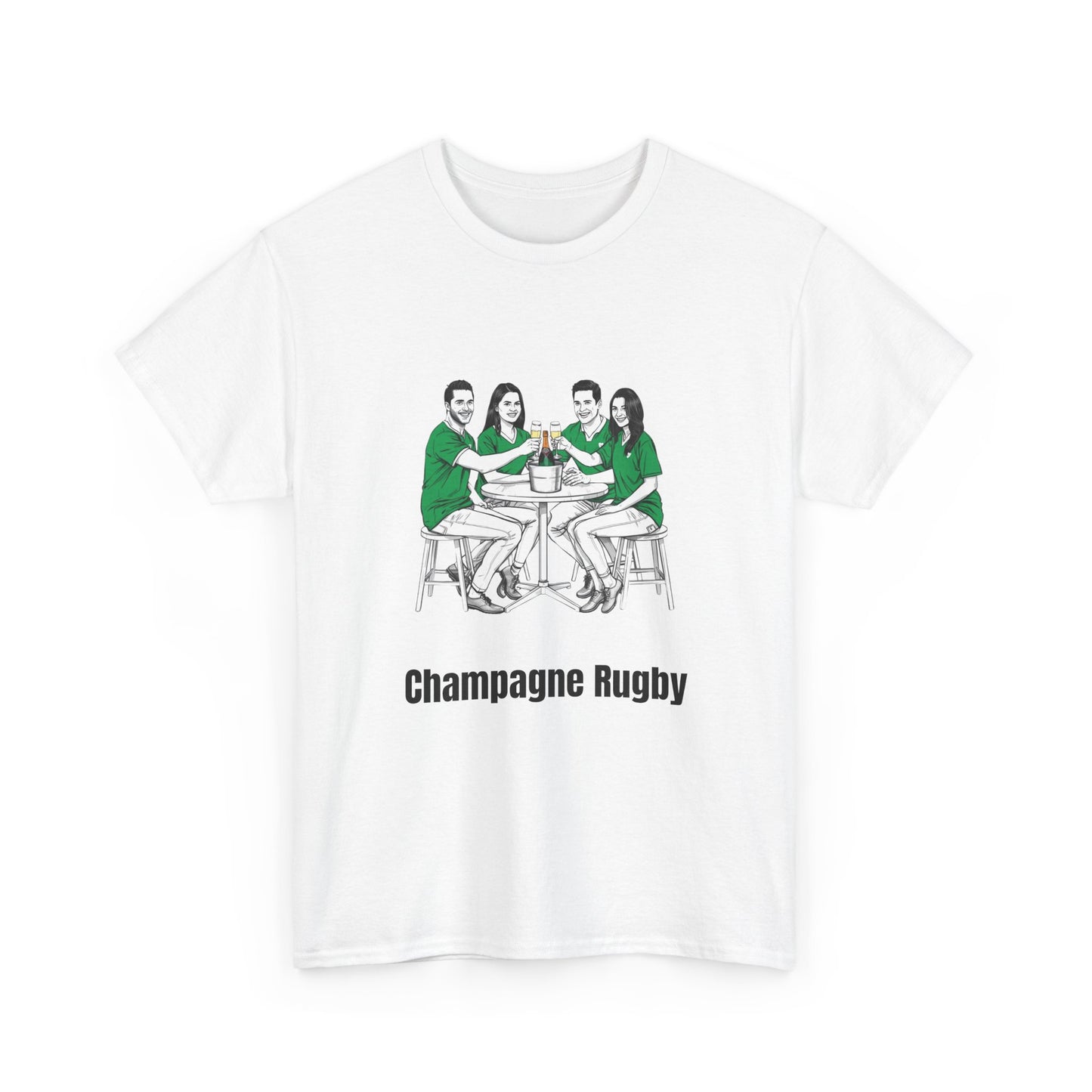 Champagne Rugby T-Shirt – Irish Rugby Fan Gift