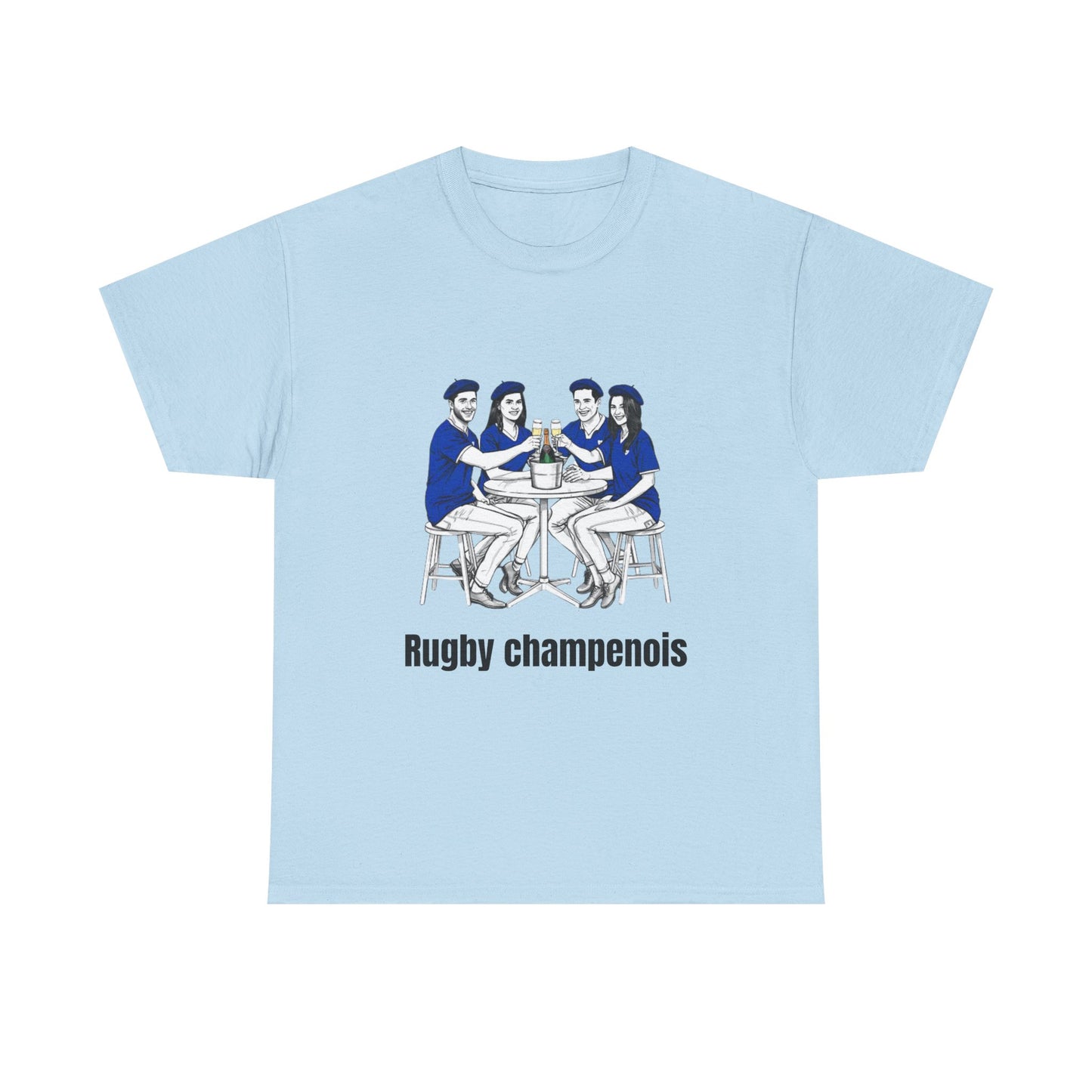 Champagne Rugby T-shirt - French Rubgy Fan Gift