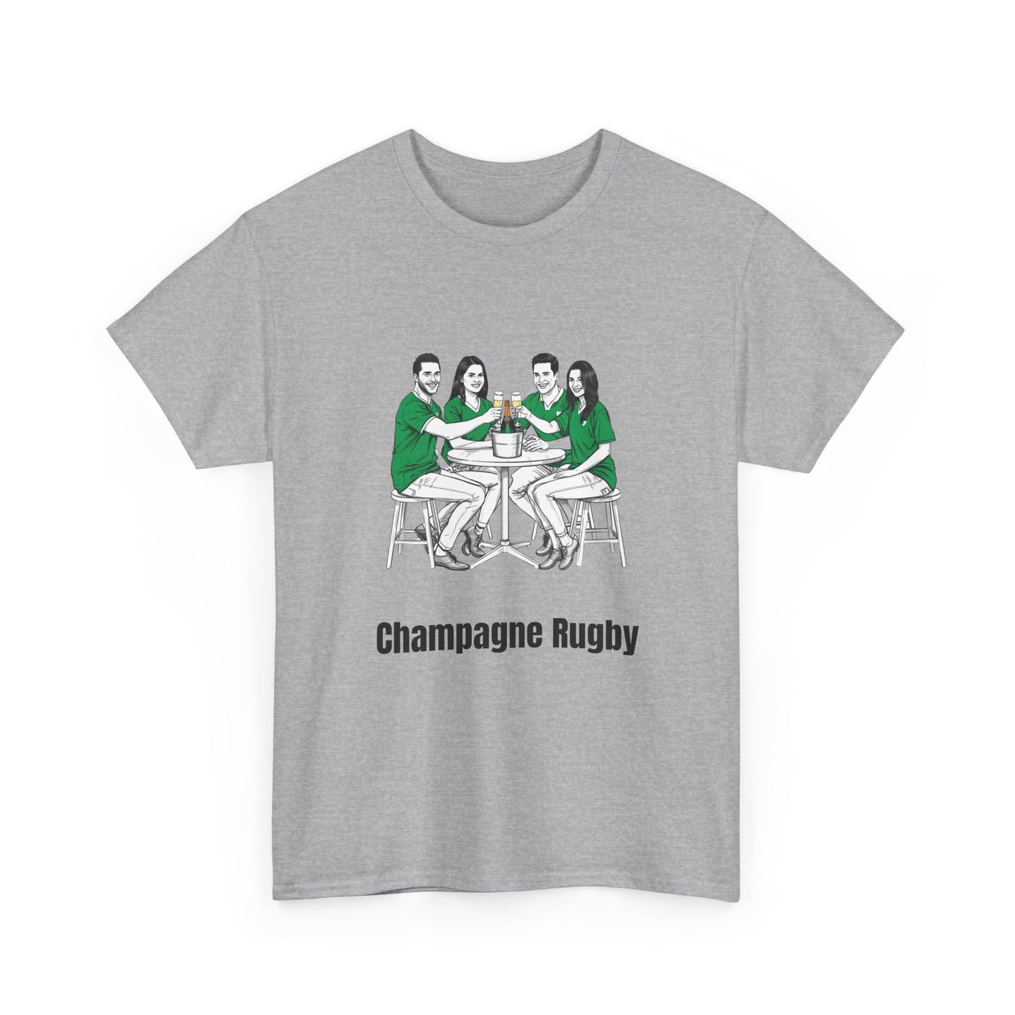 Champagne Rugby T-Shirt – Irish Rugby Fan Gift