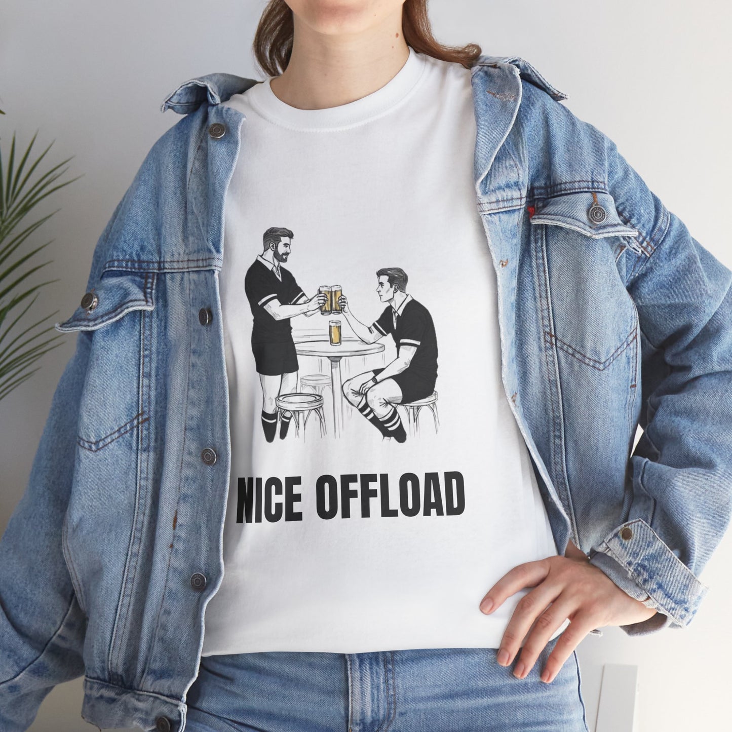 Nice Offload – New Zealand Rugby Fan T-Shirt | Rugby & Beer