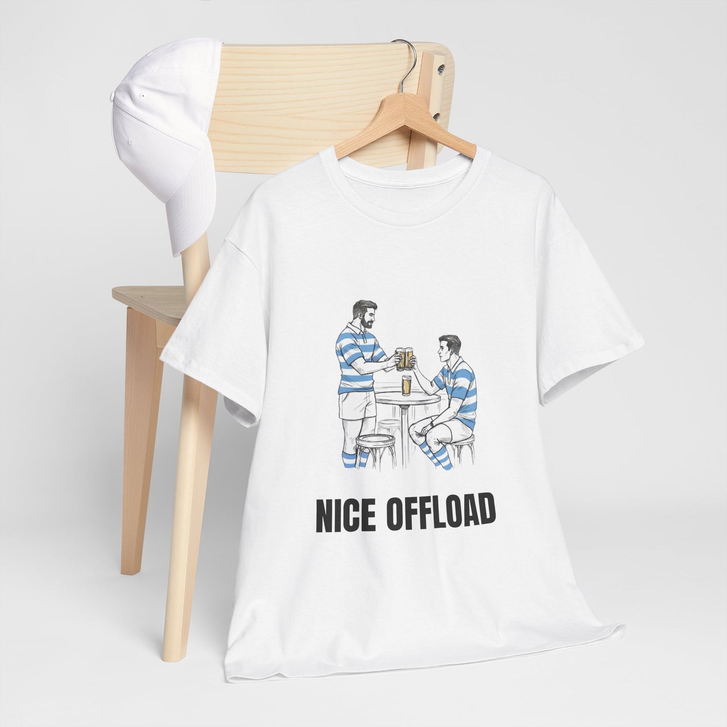 Nice Offload – Argentina Rugby Fan T-Shirt | Rugby & Beer