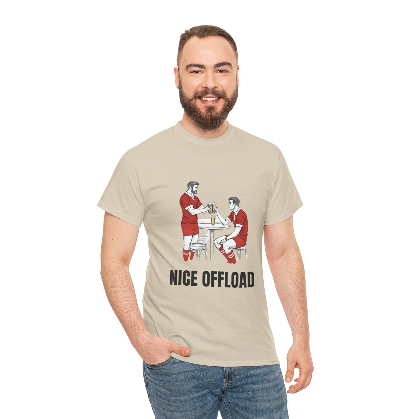 Nice Offload – Canada Rugby Fan T-Shirt | Rugby & Beer