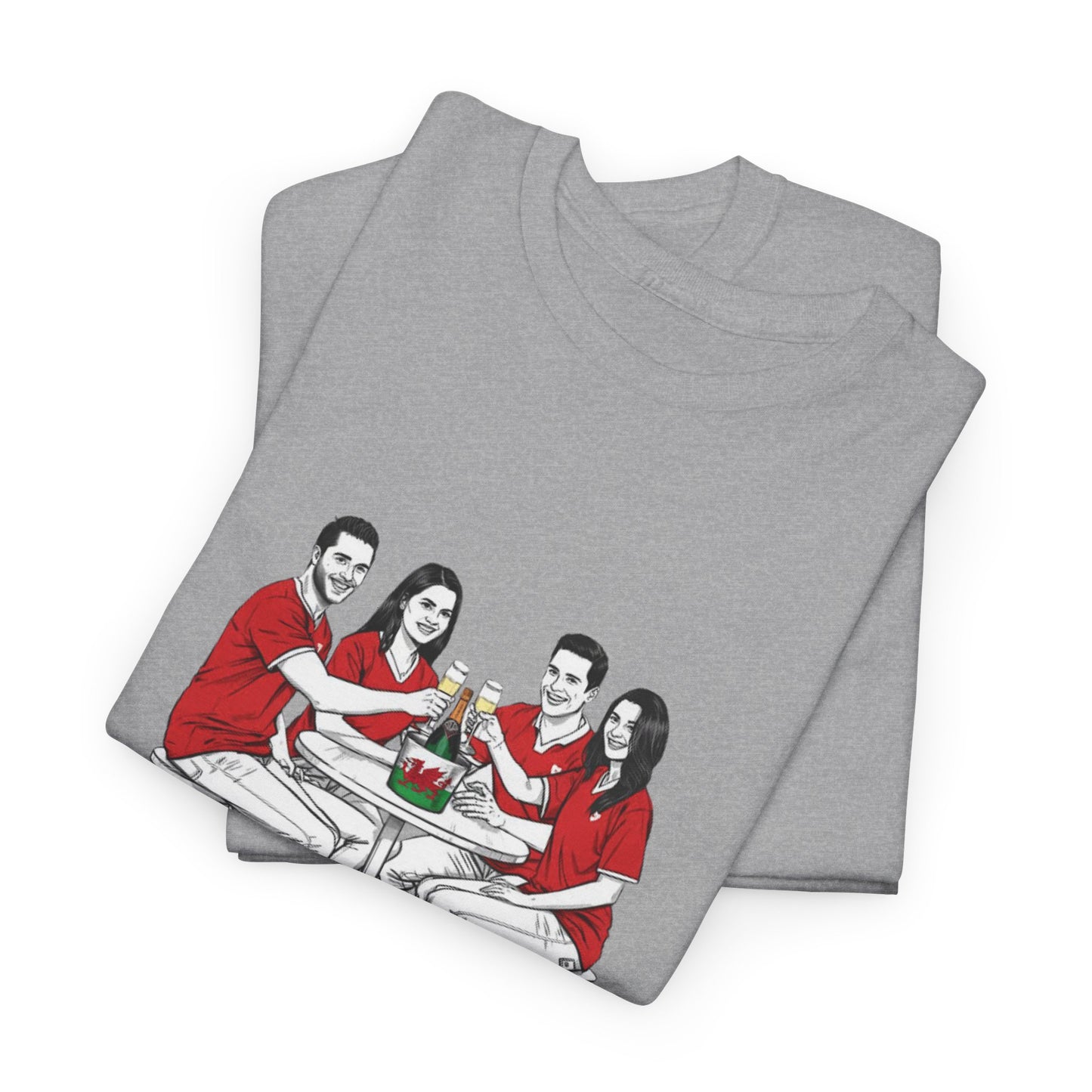 T-shirt de rugby champagne - Cadeau pour les supporters du Pays de Galles du Tournoi des Six Nations 