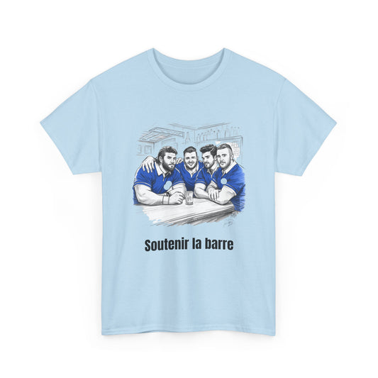 Propping Up The Bar – Funny French Rugby T-Shirt for Fans & Gifts