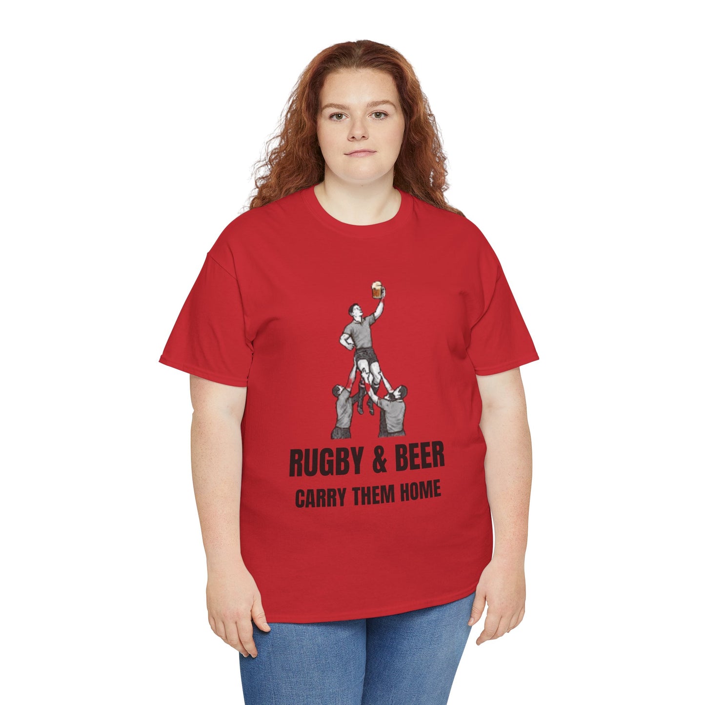 Carry Them Home England Rugby T-Shirt | Rugby & Beer Fan Tee