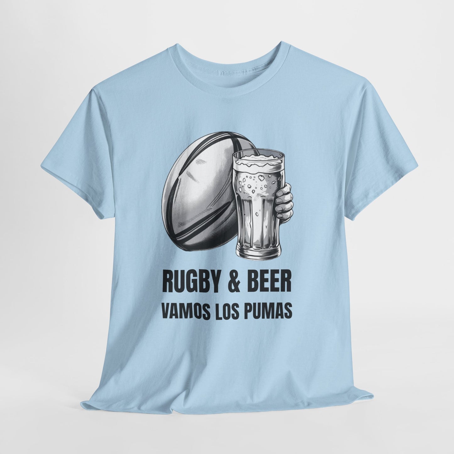 Rugby & Beer ¨Vamos Los Pumas¨ T-Shirt - Argentinian Rugby Fan Matchday Gift