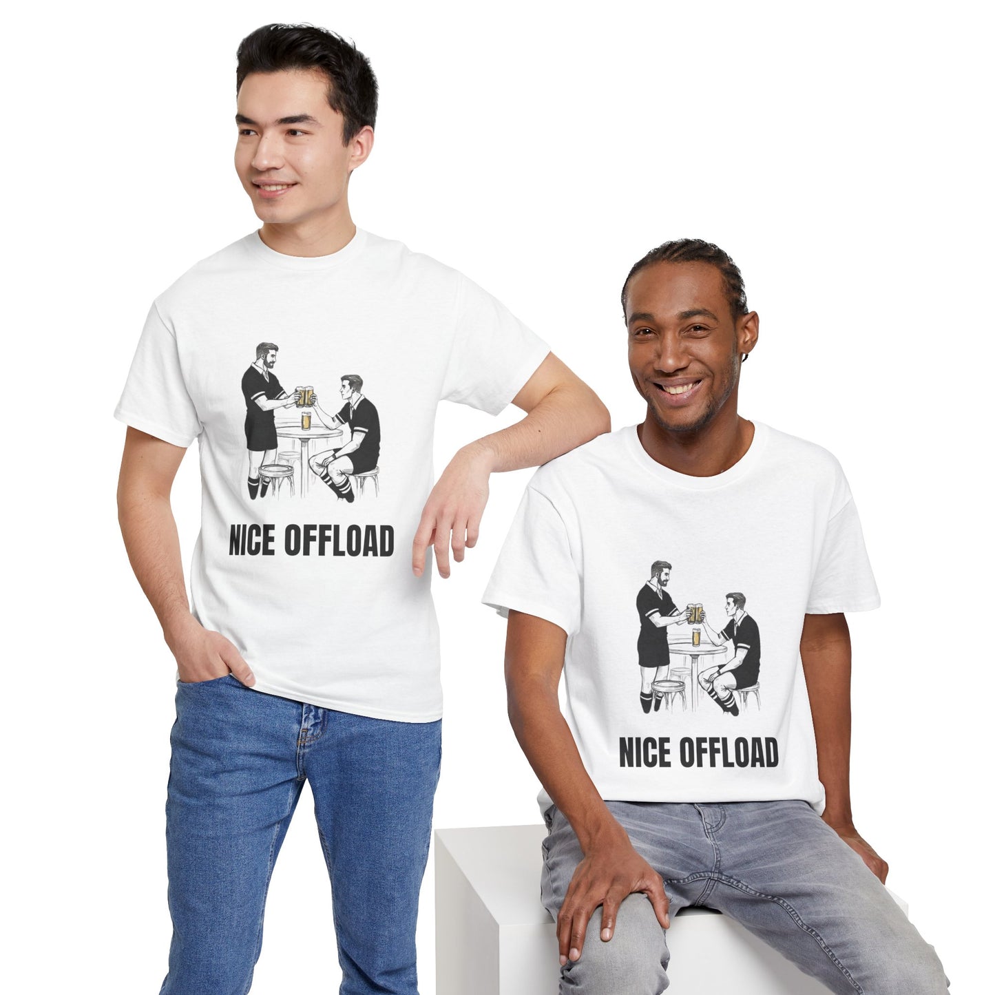 Nice Offload – New Zealand Rugby Fan T-Shirt | Rugby & Beer