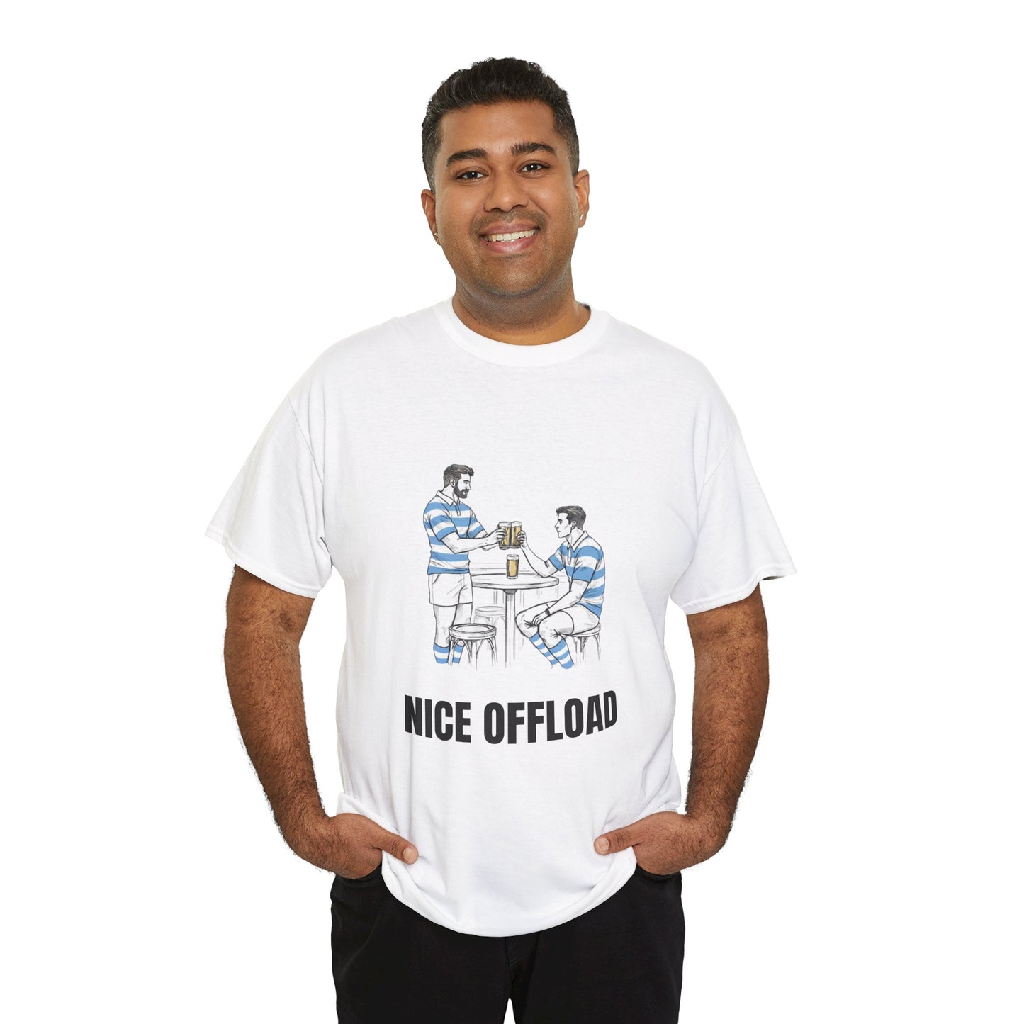 Nice Offload – Argentina Rugby Fan T-Shirt | Rugby & Beer