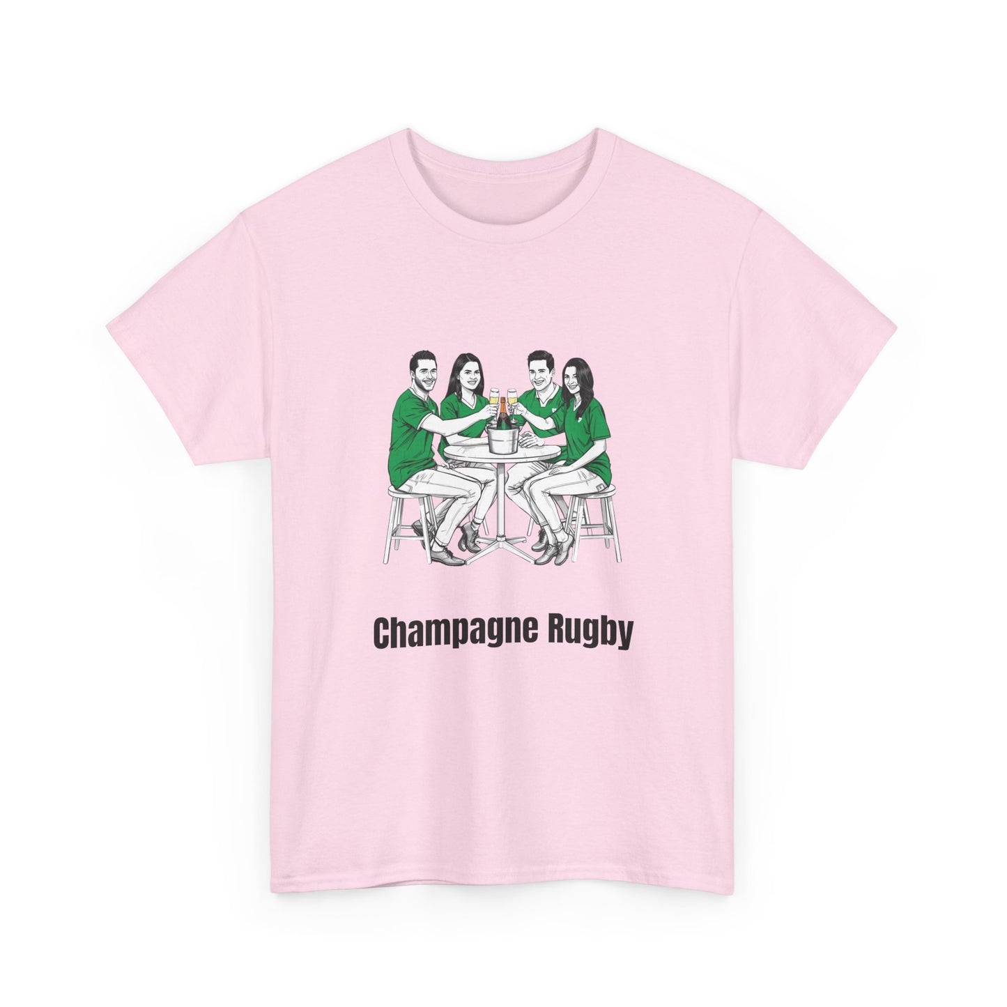 Champagne Rugby T-Shirt – Irish Rugby Fan Gift