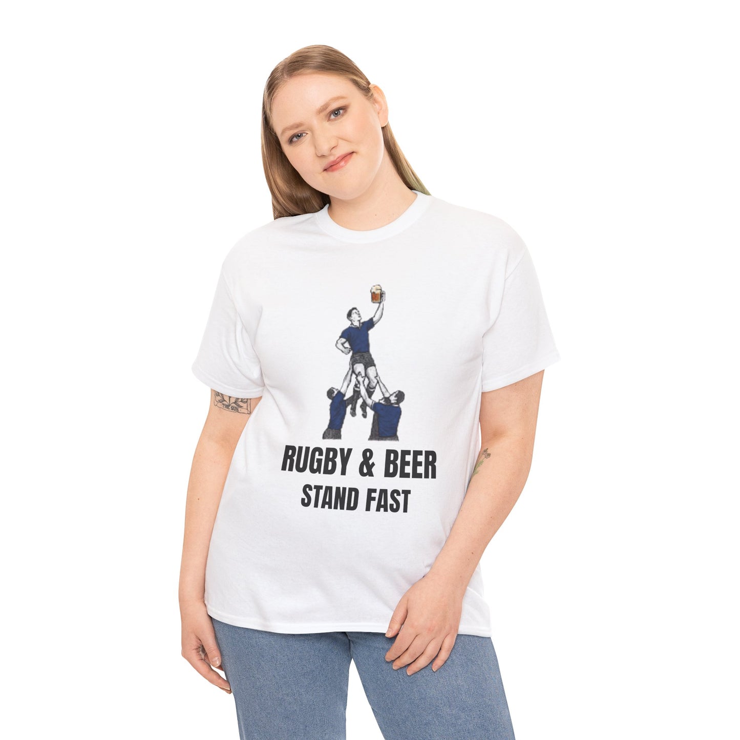 Stand Fast Scotland Rugby T-Shirt | Rugby & Beer Fan Tee