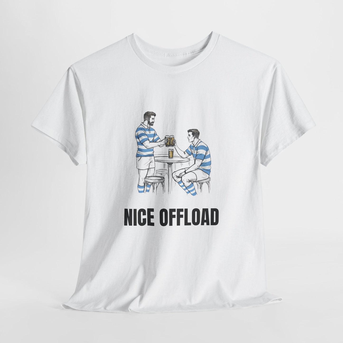 Nice Offload – Argentina Rugby Fan T-Shirt | Rugby & Beer
