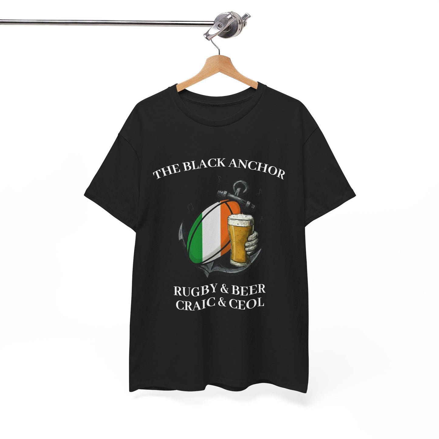 Personalized Rugby & Beer Tee - The Black Anchor