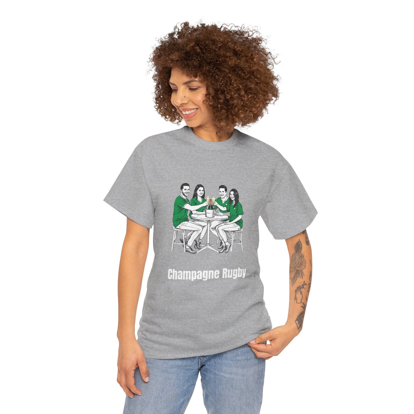 T-shirt de rugby champagne – Cadeau pour les fans de rugby irlandais 