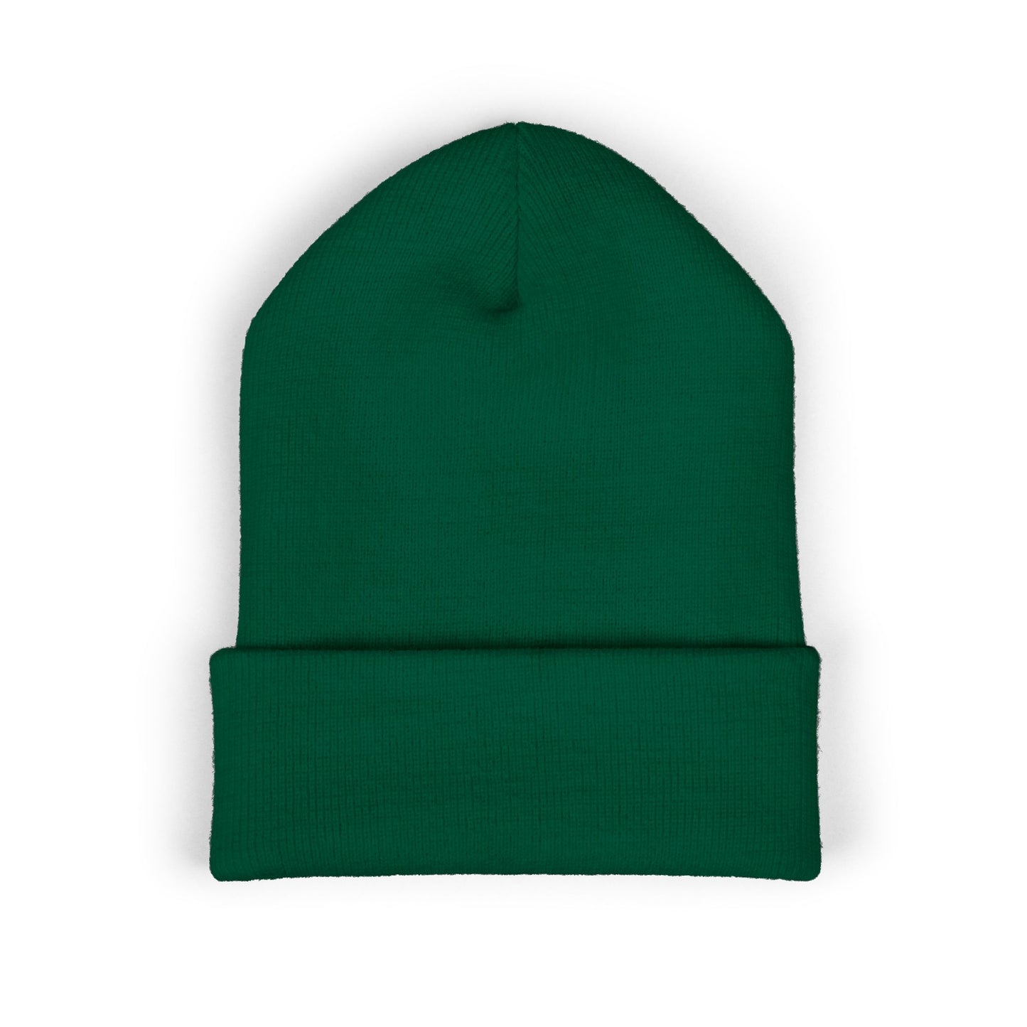 Scrum & Stout Navy Beanie | Irish Rugby Fan Knit Hat | Rugby & Beer Cuffed Beanie