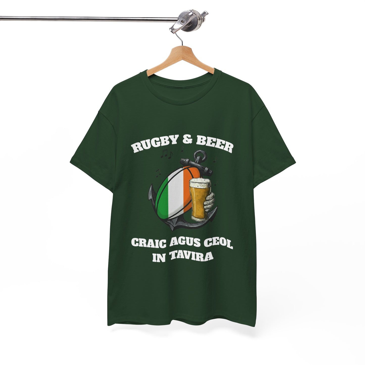 Personalised Rugby & Beer T-Shirt / Tavira