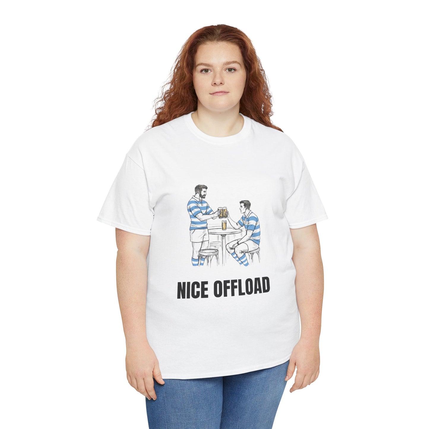 Nice Offload – Argentina Rugby Fan T-Shirt | Rugby & Beer