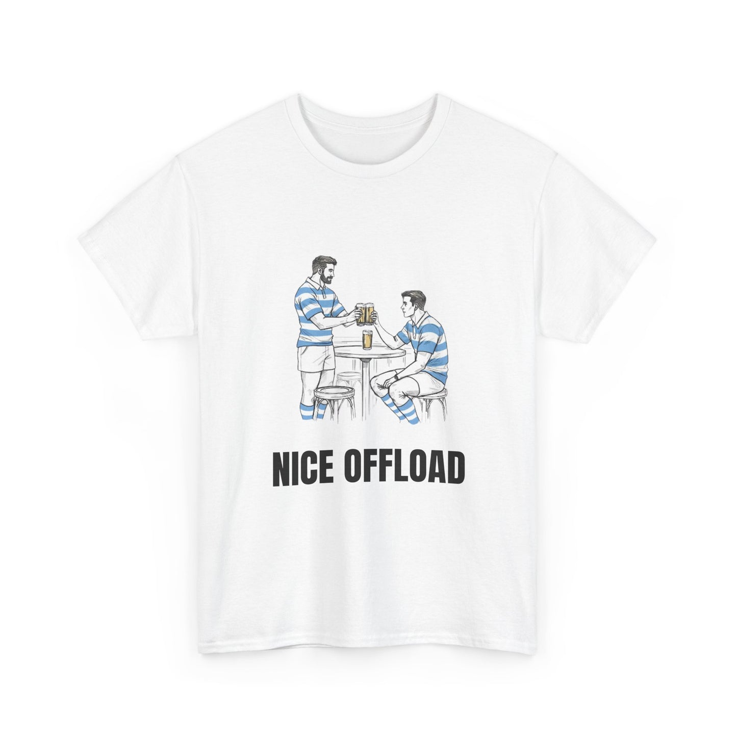 Nice Offload – Argentina Rugby Fan T-Shirt | Rugby & Beer