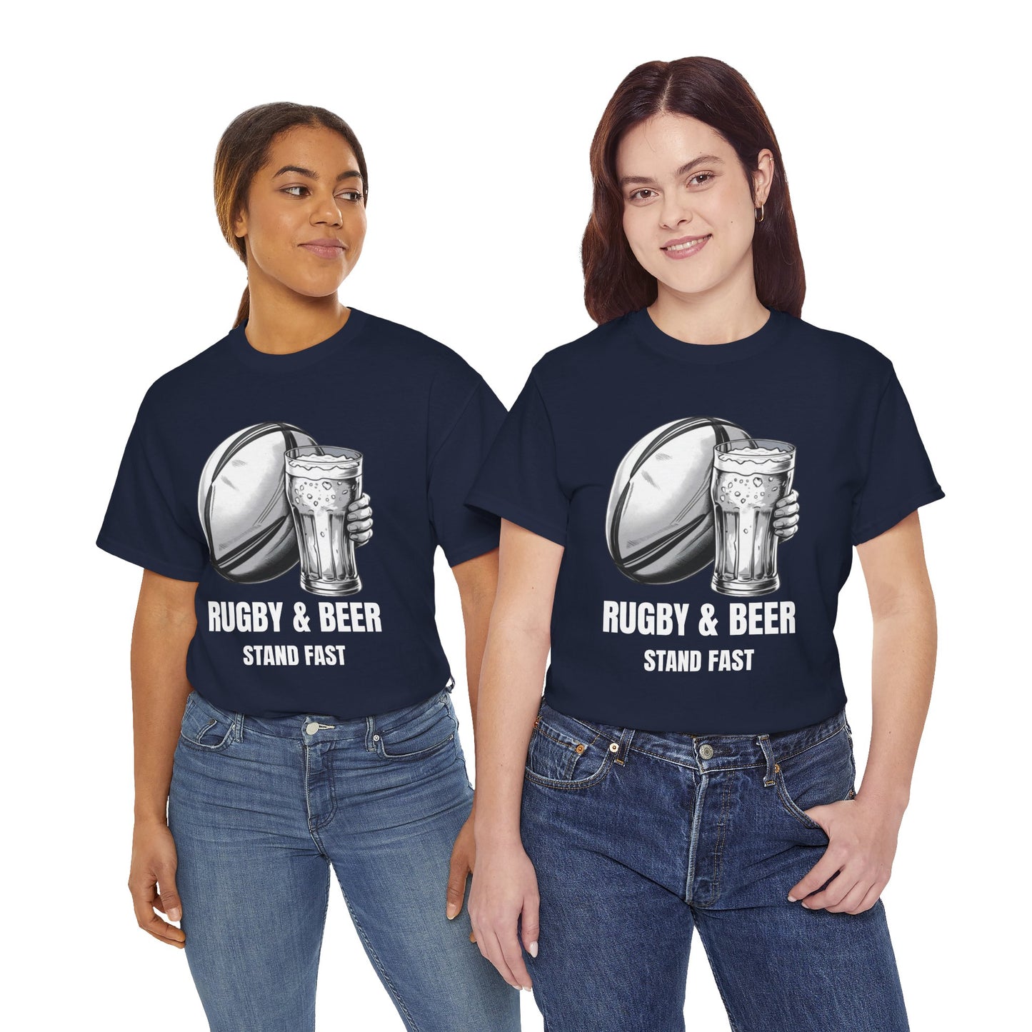 Rugby & Beer “Stand Fast” T-Shirt – Scotland Rugby Fan Matchday Gift